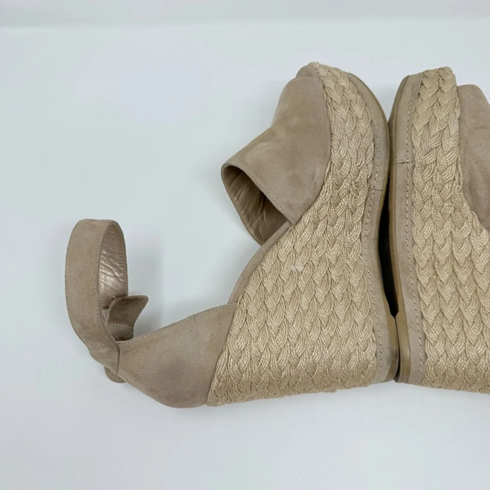Stuart Weitzman Sohojute Wedge Sandal Sz US 9 - Picture 8 of 14